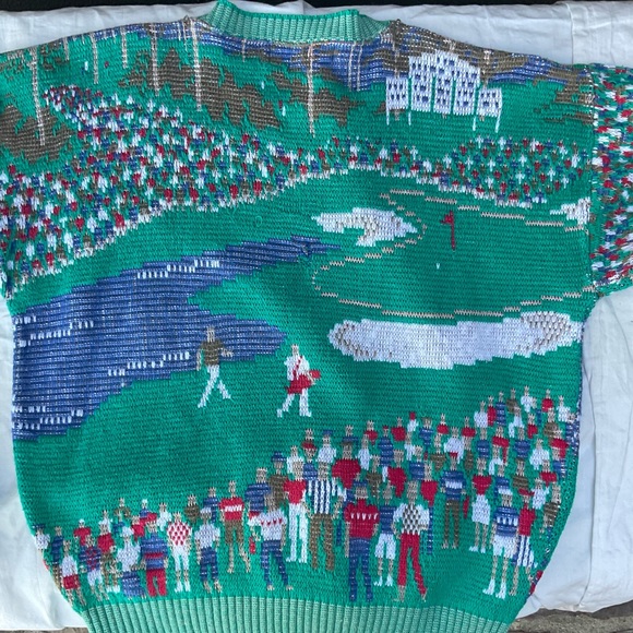 VTG Men’s Crossings Golf crewneck sweater. Sz L. - Picture 2 of 7